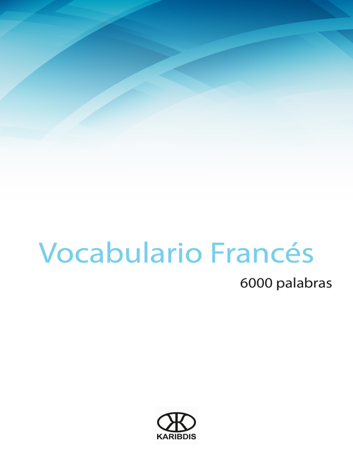 Title details for Vocabulario francés by Editorial Karibdis - Available